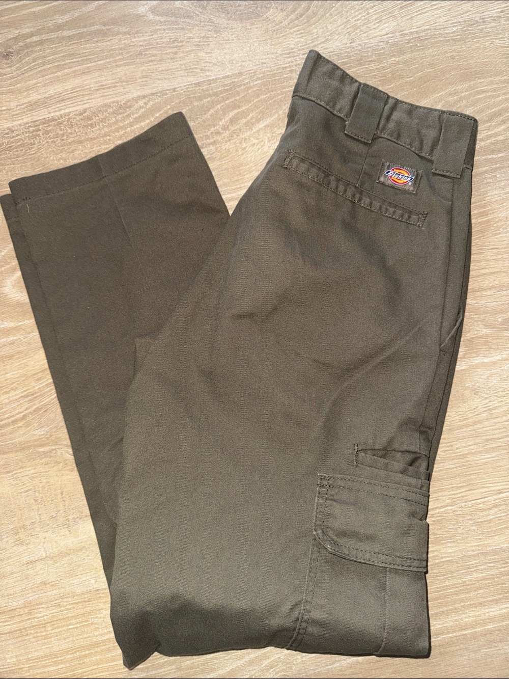 Dickies Men's Olive Green Cargo Work Pants